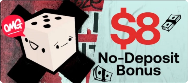 $8 No Deposit Bonus