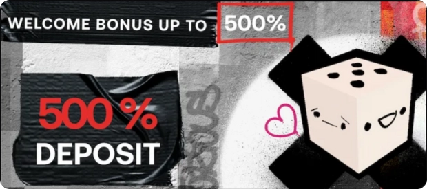 Welcome Bonus Up to 500%